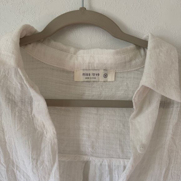 White Button-Up - Picture 3 of 3